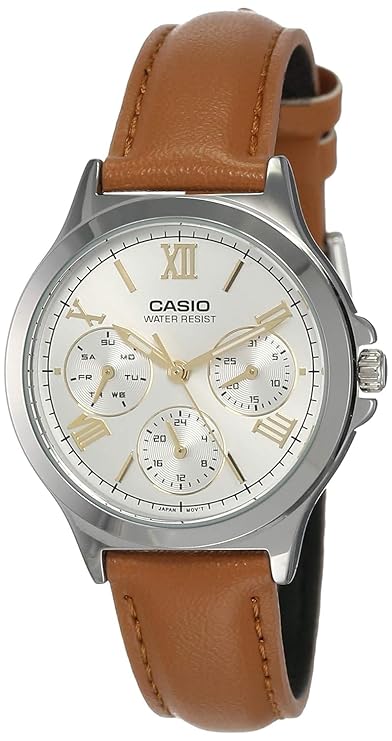 Casio Enticer Analog White Dial Women's Watch - LTP-V300L-7A2UDF(A1703)
