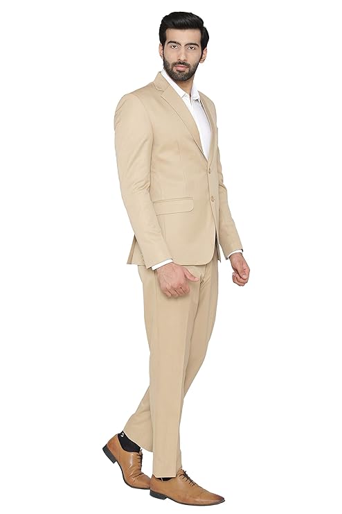 WINTAGE Men's Polyester Cotton and Evening 2 Pc Suit Alternate View