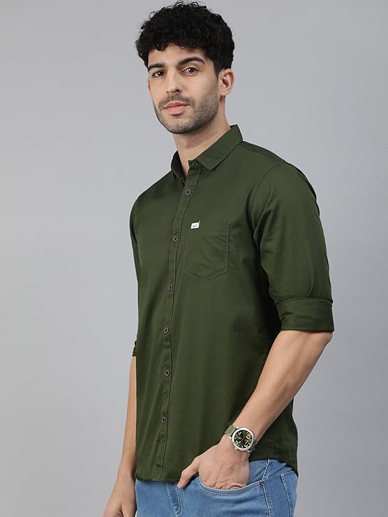 Majestic Man Men Classic Slim Fit Pure Cotton Casual Shirt Alternate View